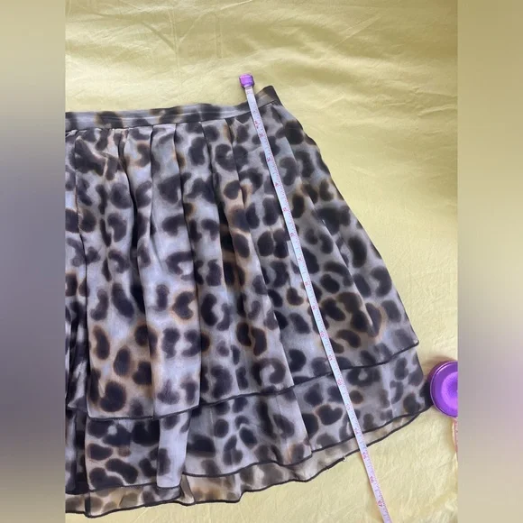 Joseph leopard print silk skirt - Picture 3 of 5